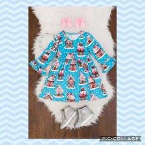 Girls Gingerbread Boutique Dress